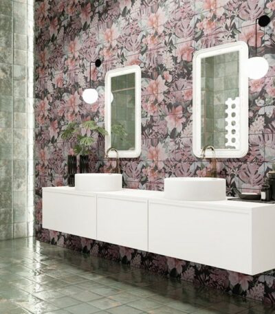 Mural Roses 120x120 - Emisan Azulejos España