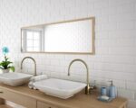 Blanco Brillo Biselado 10x20 - Emisan Azulejos
