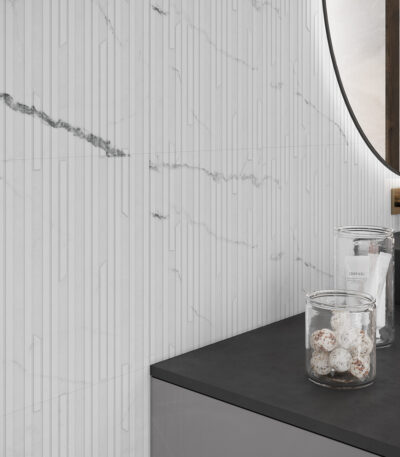 Statuario Concept White Vecchio 40×120 - Emisan Azulejos