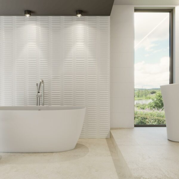 Azulejo Blanco Brillo 40x120 - Emisan Azulejos