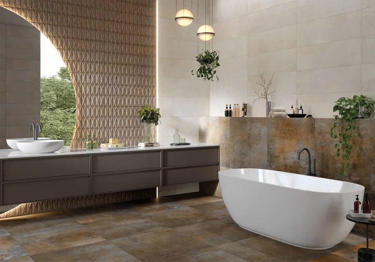 Universe beige 30x90 - Keraben - Ambiente Universe beige 30x90 - Emisan Azulejos