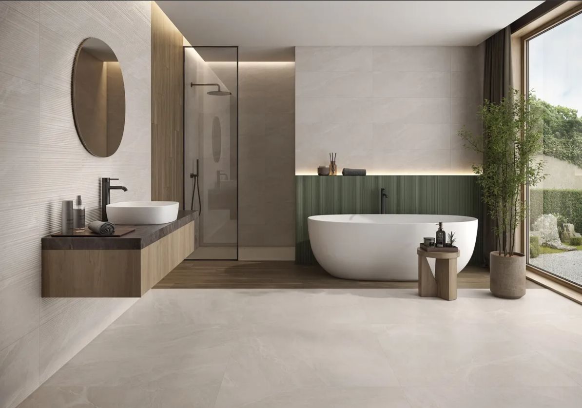 Silea 30x90 beige - Baños Silea 30x90 Beige - Emisan Azulejos España