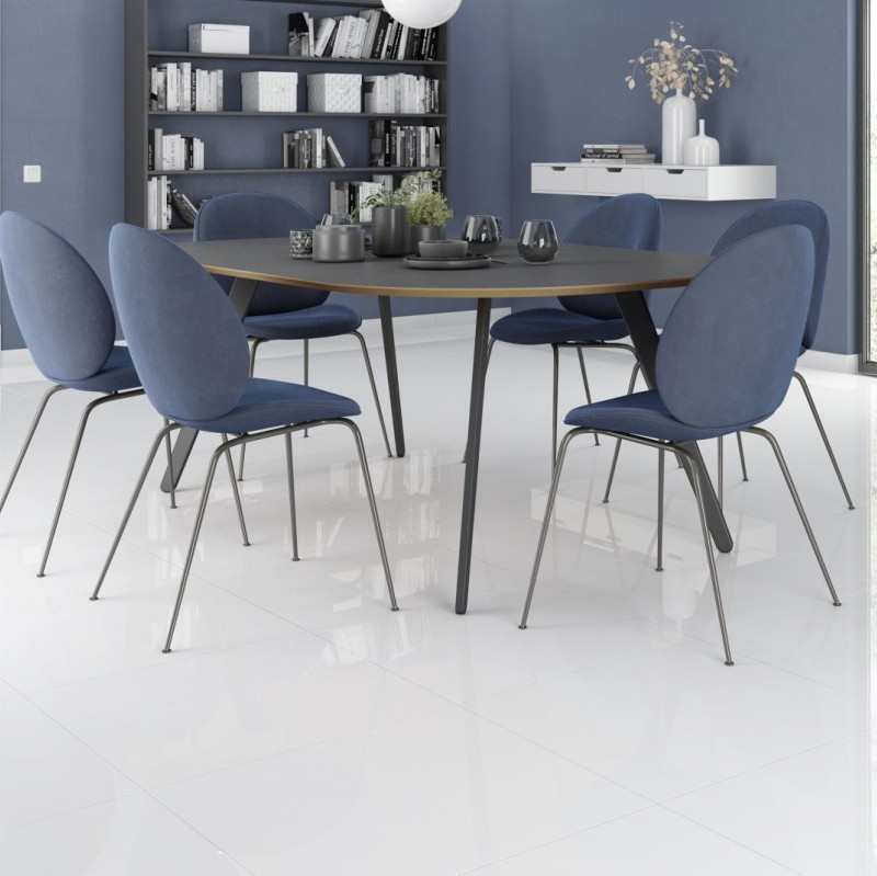 Branco Brilho 60x60 Ret - Emisan Azulejos