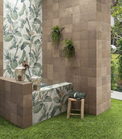 Mural Spring Leaves - Emisan Azulejos