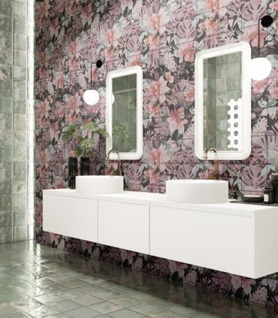 Mural Roses - Emisan azulejos