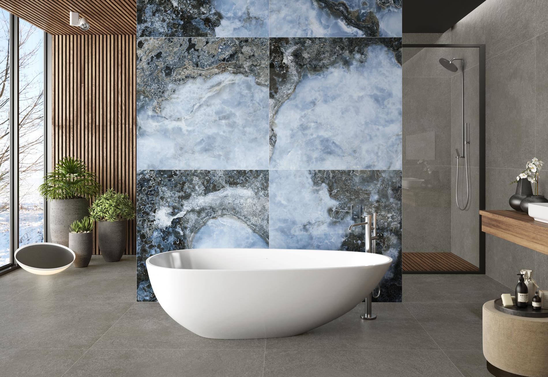 Lux Danae Navi 60X120 - Pamesa - Ambiente Revestimento Lux Danae Navi 60x120 - Emisan Azulejos