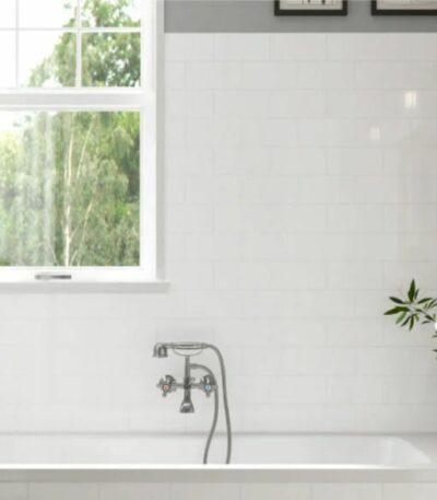 Revestimento cerâmico Branco Brilho Liso 10x20 - Emisan Azulejos Portugal