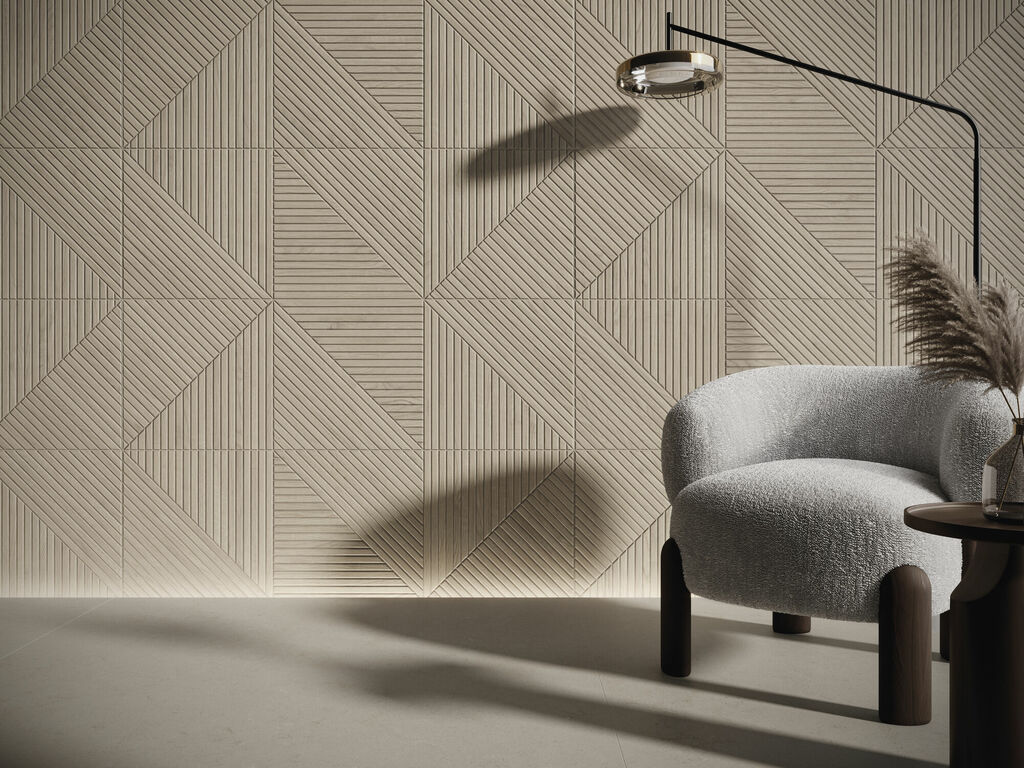 Geometric Maple 40x120 - Cifre - Ambiente Geometric Maple 40x120 - Emisan Azulejos Portugal