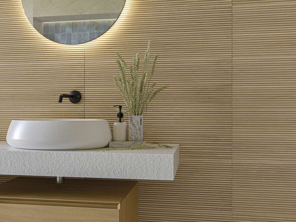 Kie Oak 30x90 - Cifre - Ambiente Kie Oak 30x90 - Emisan Azulejos Portugal