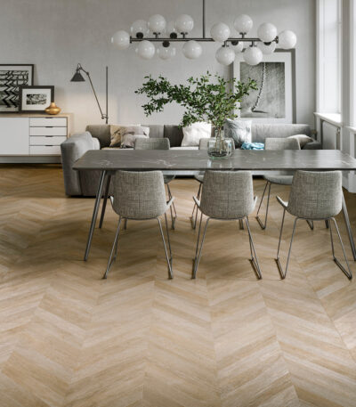 Lenda Chevron Cream 75x150 - Emisan Azulejos