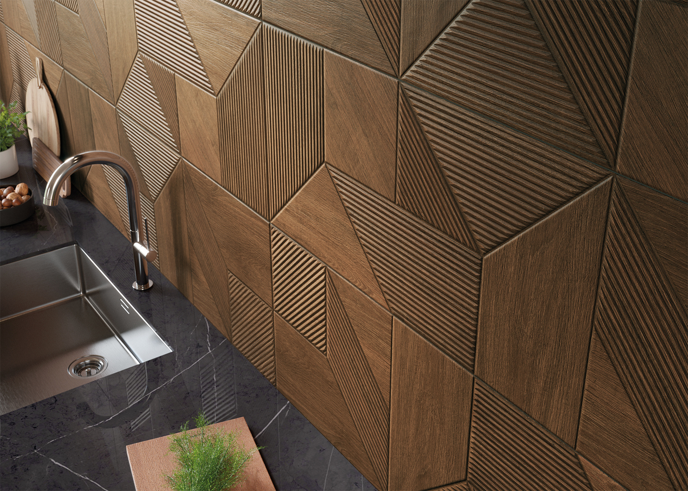Naturwood Art Moka 40x120 - Keraben-Ambiente Naturwood Art Moka 40x120 - Emisan Azulejos Portugal