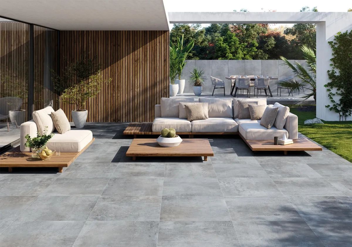 Universe Grey 75x75 - Keraben - Terraços Universe Grey 75x75 - Emisan Azulejos