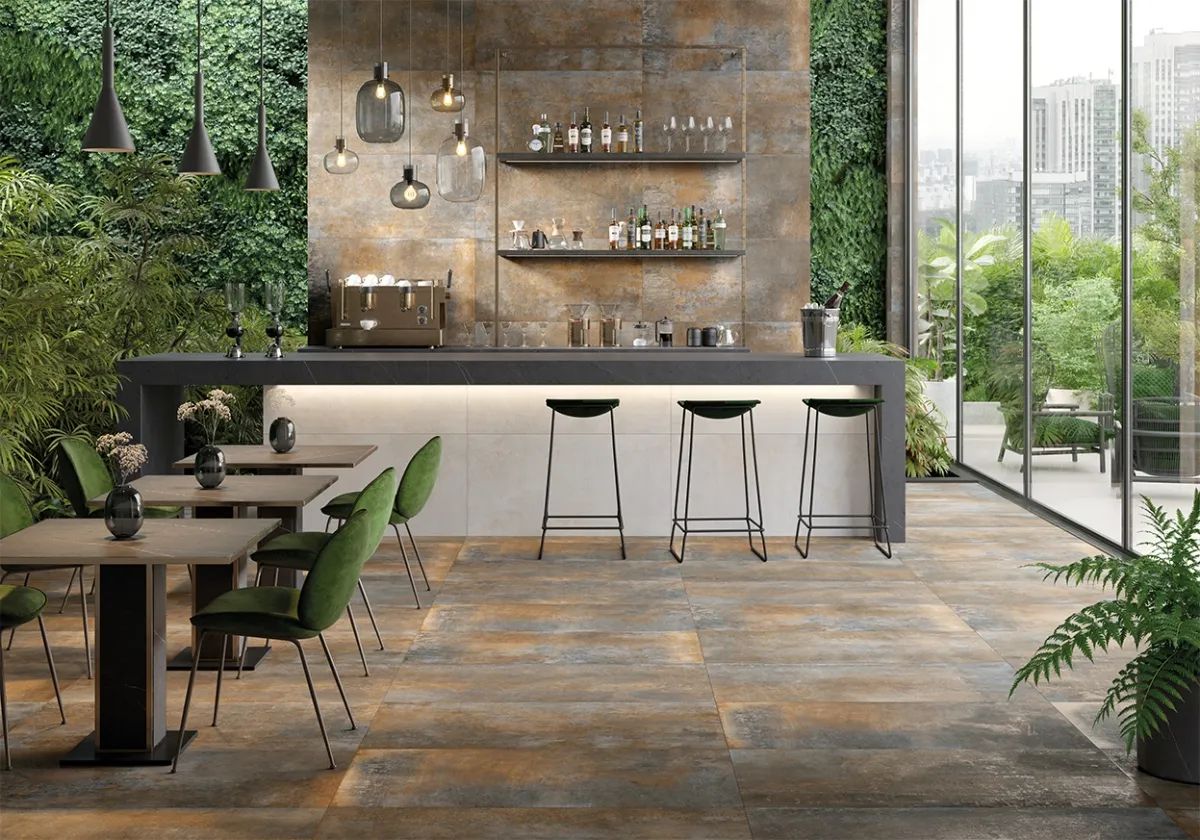Universe Oxido Natural 60x120 - Keraben - Ambiente Natural Universe Oxido Natural 60x120 - Emisan Azulejos