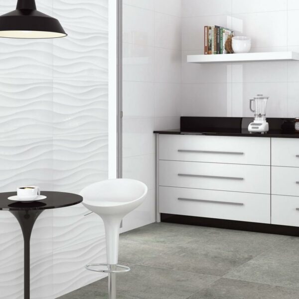 Branco Brilho 33.3x55 - Emisan Azulejos